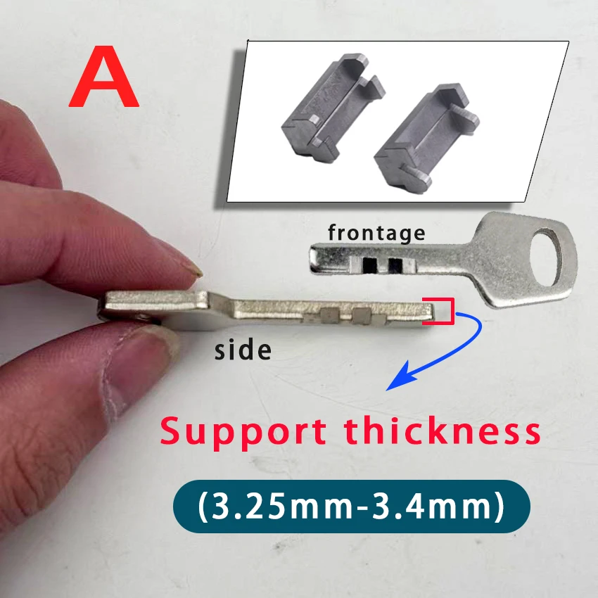 2Pcs Key Machine Fixture Parts For Blank Key Cutting Key Duplicating Machines Spare Parts Clamp Drop Shipping