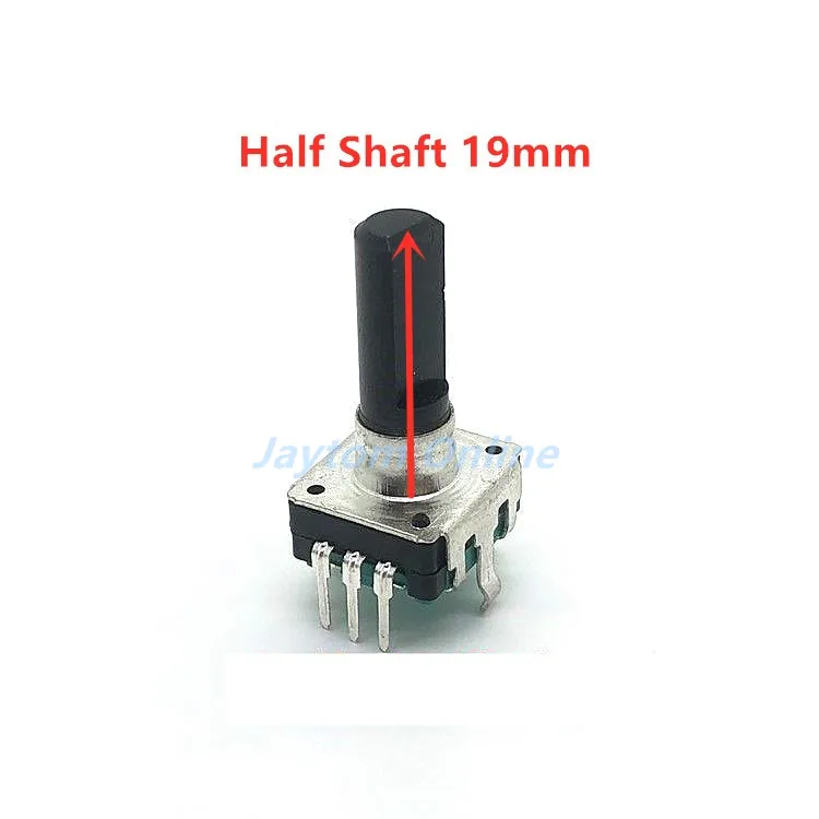 2pcs 360 Degree EC12 Rotary Encoder RE12 Audio Encoder Coding 5Pin 24 Position With Push Button Switch Handle 12mm 14mm 19mm