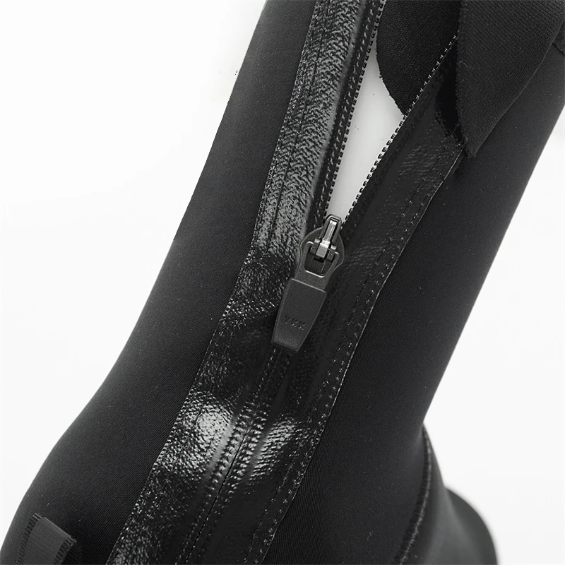 YKYWBIKE Deep Winter Waterproof Cycling Shoes Cover Reflective Thermal Elastic Rainproof thicker Shoe Cover Cycling Overshoes