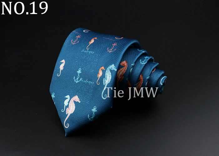 Novelty Fashion Men's Tie Floral Food Animal Necktie Soft Polyester Brown Gravatas For Wedding Business Party Dress Ties Gift