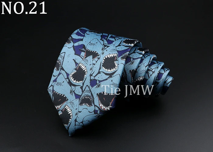 Novelty Fashion Men's Tie Floral Food Animal Necktie Soft Polyester Brown Gravatas For Wedding Business Party Dress Ties Gift