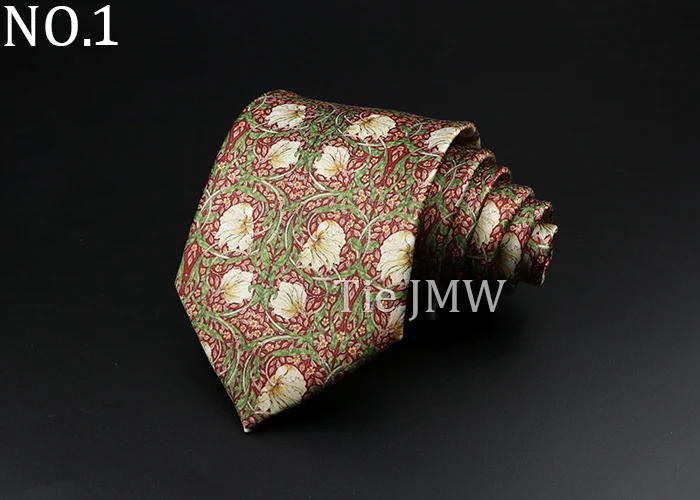 Novelty Fashion Men's Tie Floral Food Animal Necktie Soft Polyester Brown Gravatas For Wedding Business Party Dress Ties Gift