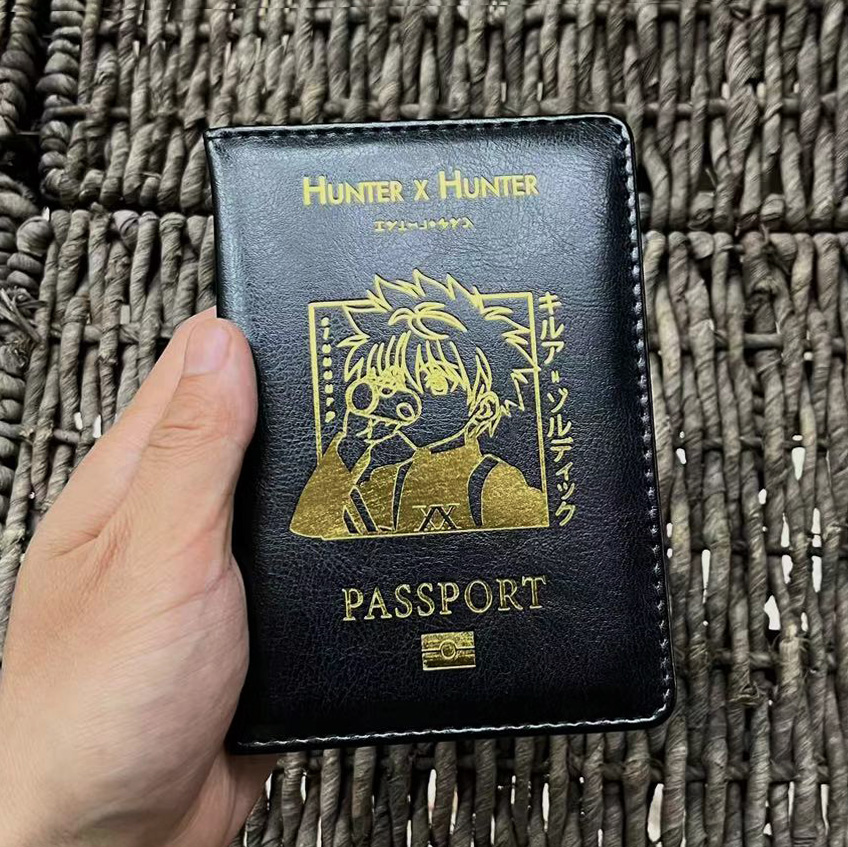 Hunter X Hunter Passport Cover Anime Travel Passport Holder Drop Shipping Support