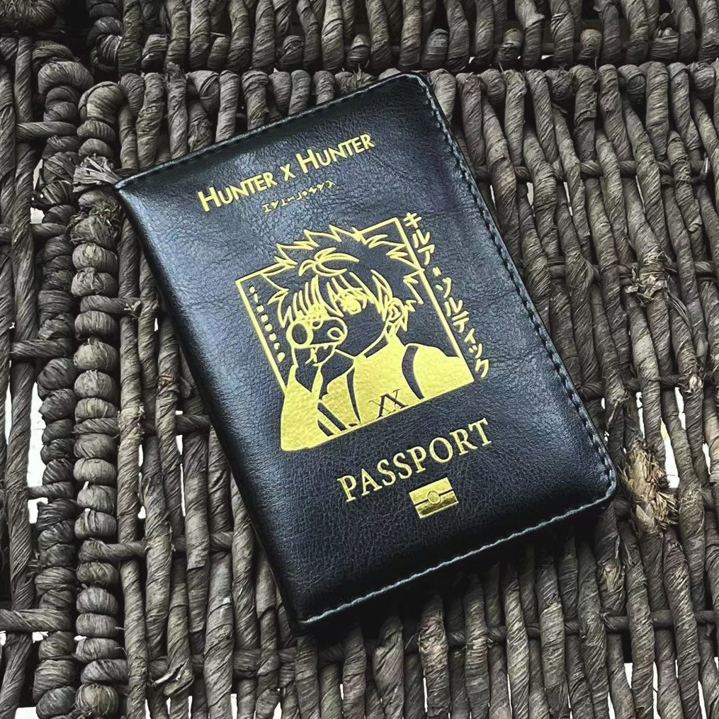 Hunter X Hunter Passport Cover Anime Travel Passport Holder Drop Shipping Support