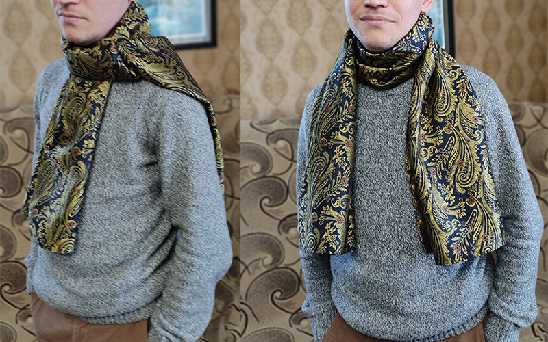 Fashion Silk Scarf Men Luxury Band Designer Green Solid Satin Shawl Banadanna Foulard Pashmina Casual 160cm*50cm Barry. Wang
