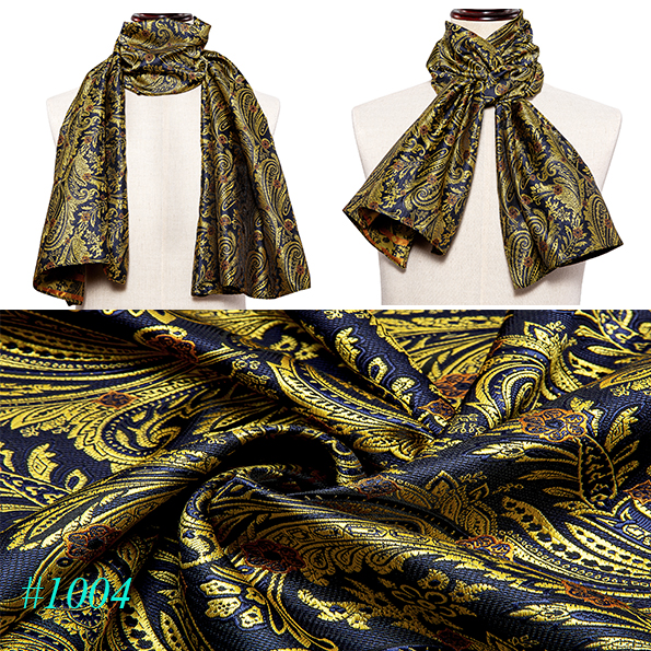 Fashion Silk Scarf Men Luxury Band Designer Green Solid Satin Shawl Banadanna Foulard Pashmina Casual 160cm*50cm Barry. Wang