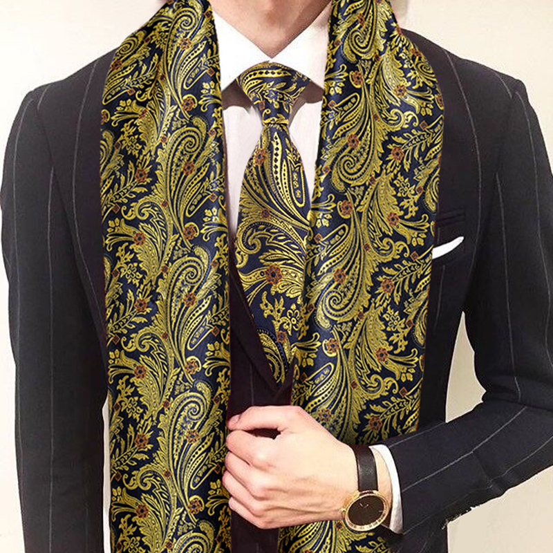 Fashion Silk Scarf Men Luxury Band Designer Green Solid Satin Shawl Banadanna Foulard Pashmina Casual 160cm*50cm Barry. Wang