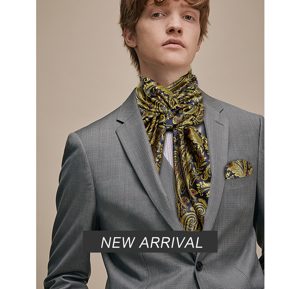 Fashion Silk Scarf Men Luxury Band Designer Green Solid Satin Shawl Banadanna Foulard Pashmina Casual 160cm*50cm Barry. Wang