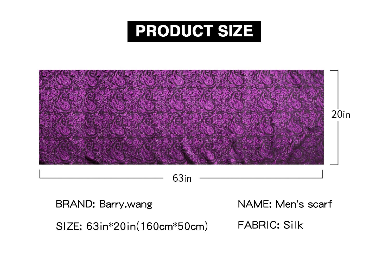 Fashion Silk Scarf Men Luxury Band Designer Green Solid Satin Shawl Banadanna Foulard Pashmina Casual 160cm*50cm Barry. Wang