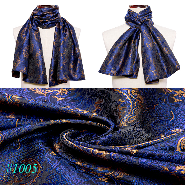 Fashion Silk Scarf Men Luxury Band Designer Green Solid Satin Shawl Banadanna Foulard Pashmina Casual 160cm*50cm Barry. Wang