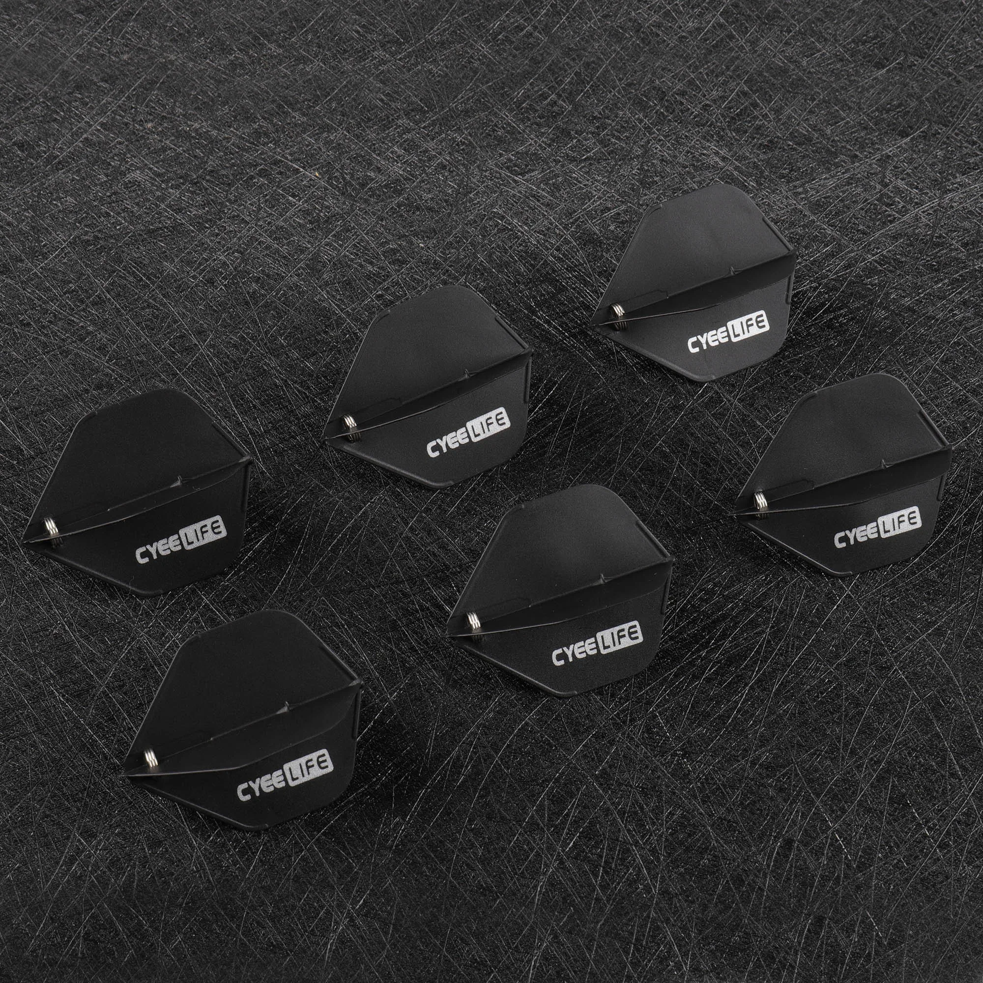 CyeeLife Dart Flight Standard Shape Regular Flight +12pcs Spring Dart Accessorie Set Durable Anti-Fal