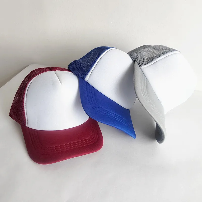 Custom Trucker Hats Foam Polyester Sports Baseball Caps Logo Print Embroidery Leisure Hats Caps for Adult Men Women Gorros