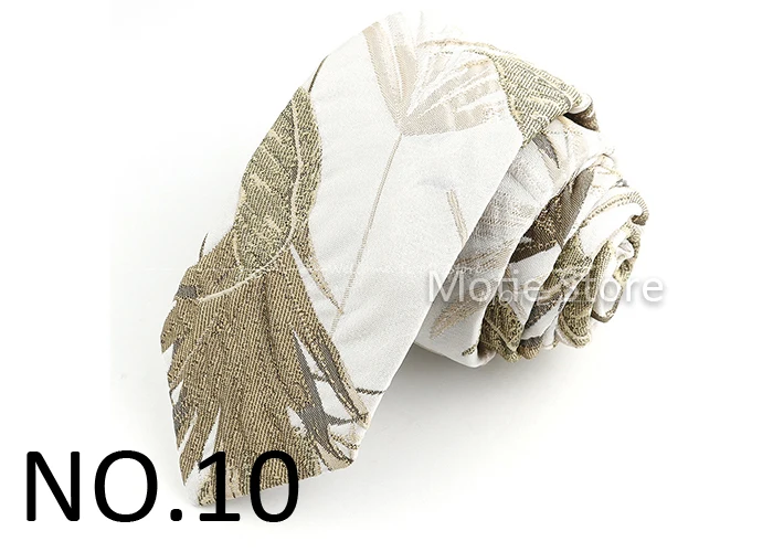 Men's Ties Floral Leaves And Plants Brown Pink White Neckties Leisure Business Shirt Suit Daily Wear Cravat Wedding Party Gifts