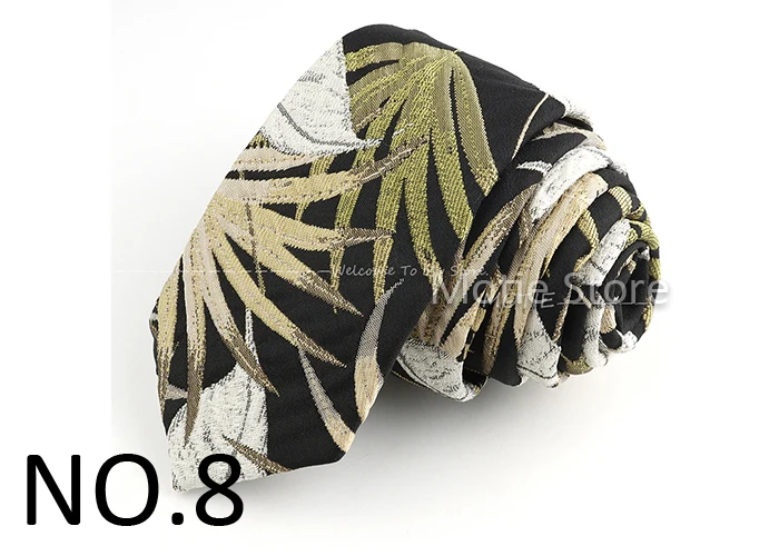 Men's Ties Floral Leaves And Plants Brown Pink White Neckties Leisure Business Shirt Suit Daily Wear Cravat Wedding Party Gifts