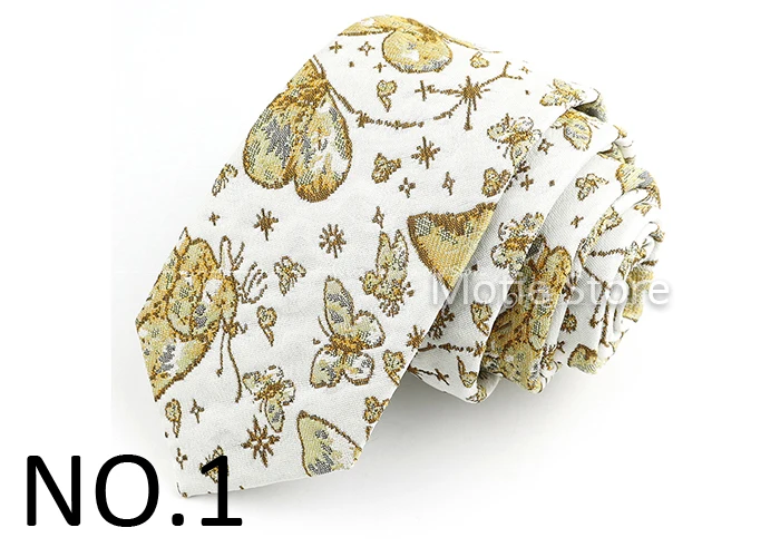 Men's Ties Floral Leaves And Plants Brown Pink White Neckties Leisure Business Shirt Suit Daily Wear Cravat Wedding Party Gifts
