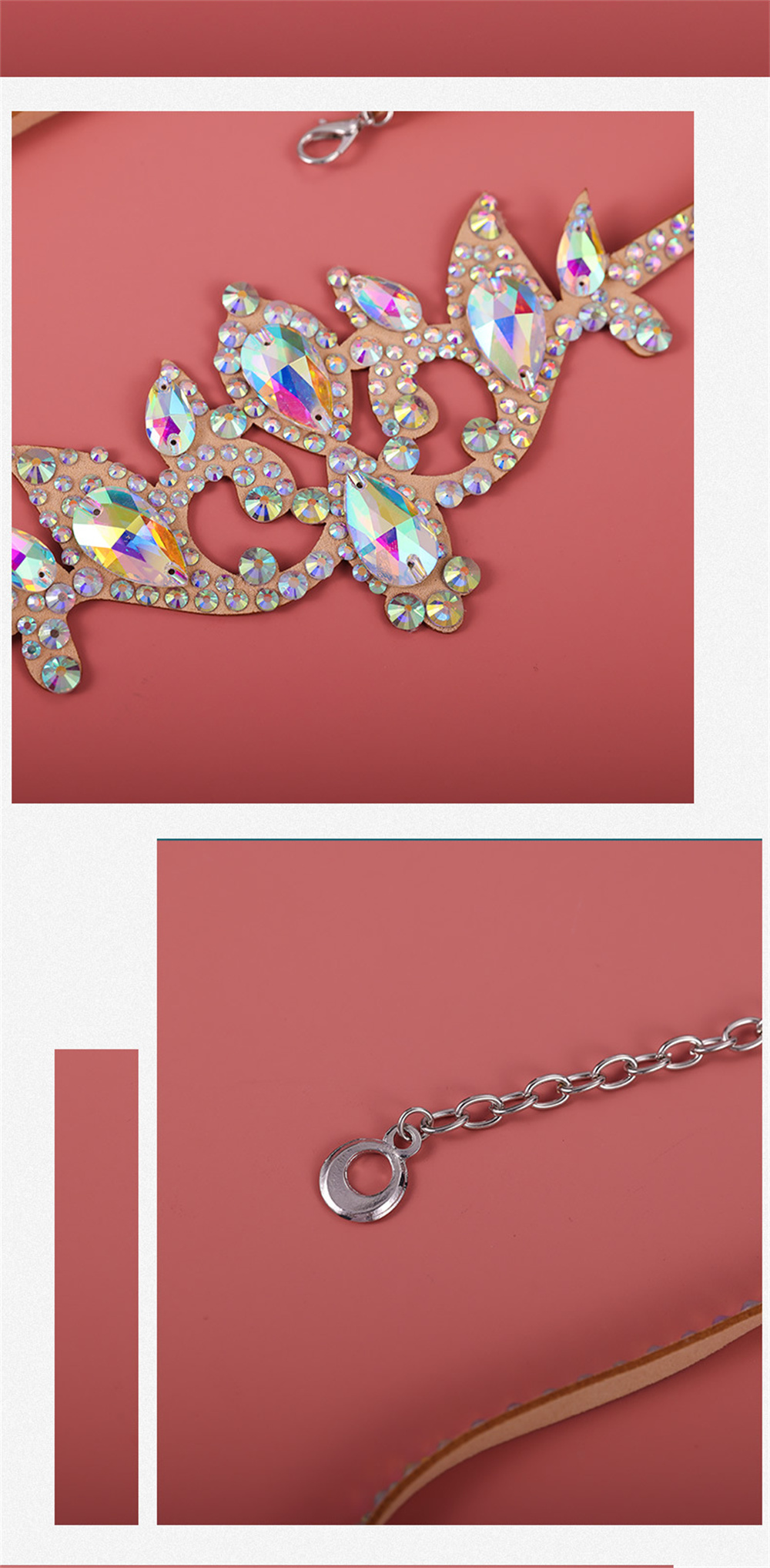 Sparkle Belly Dance Waist Chain Belt Shine Layered Rhinestone Body Jewelry Accessories Bikini Chain Adjusyable for Women Girls