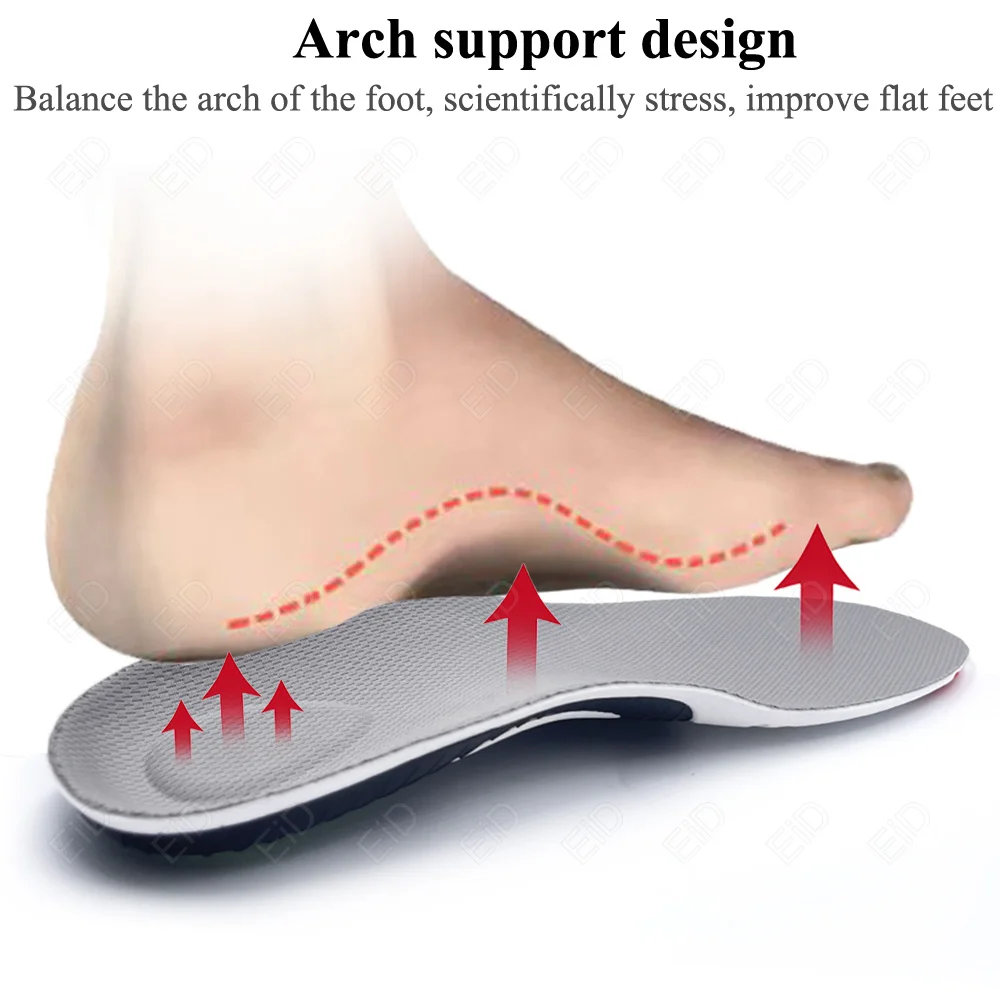 Best Orthopedic Insoles for Feet EVA Gel Shock Absorption Health Orthotic Sole Pad Sport Arch Support Relief Plantar Fasciitis