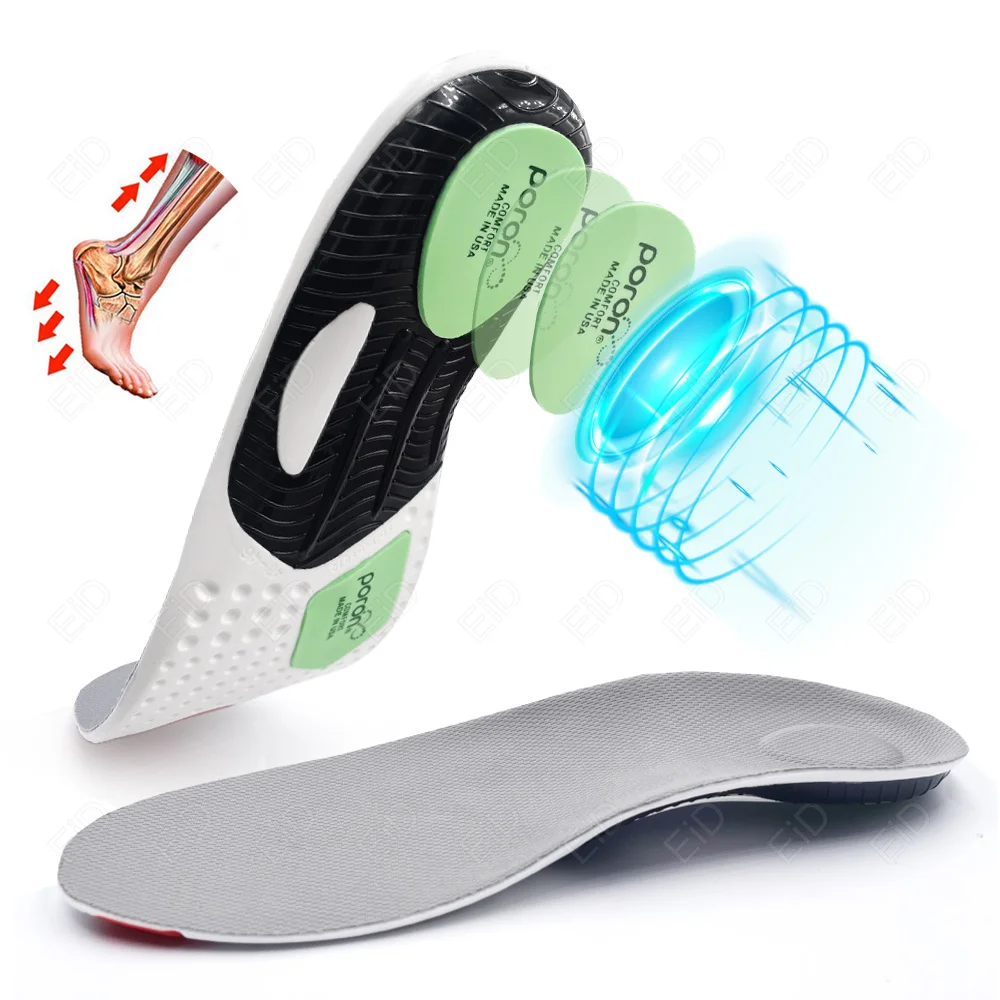 Best Orthopedic Insoles for Feet EVA Gel Shock Absorption Health Orthotic Sole Pad Sport Arch Support Relief Plantar Fasciitis