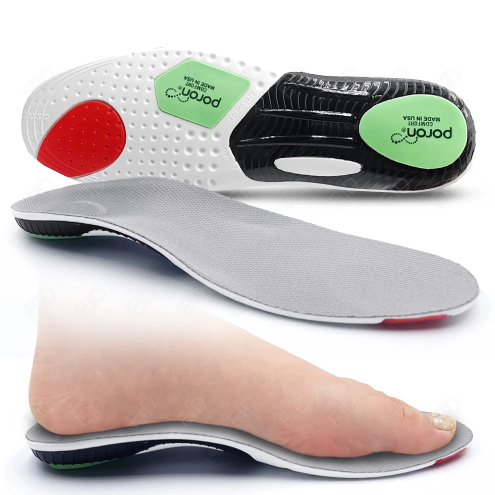 Best Orthopedic Insoles for Feet EVA Gel Shock Absorption Health Orthotic Sole Pad Sport Arch Support Relief Plantar Fasciitis