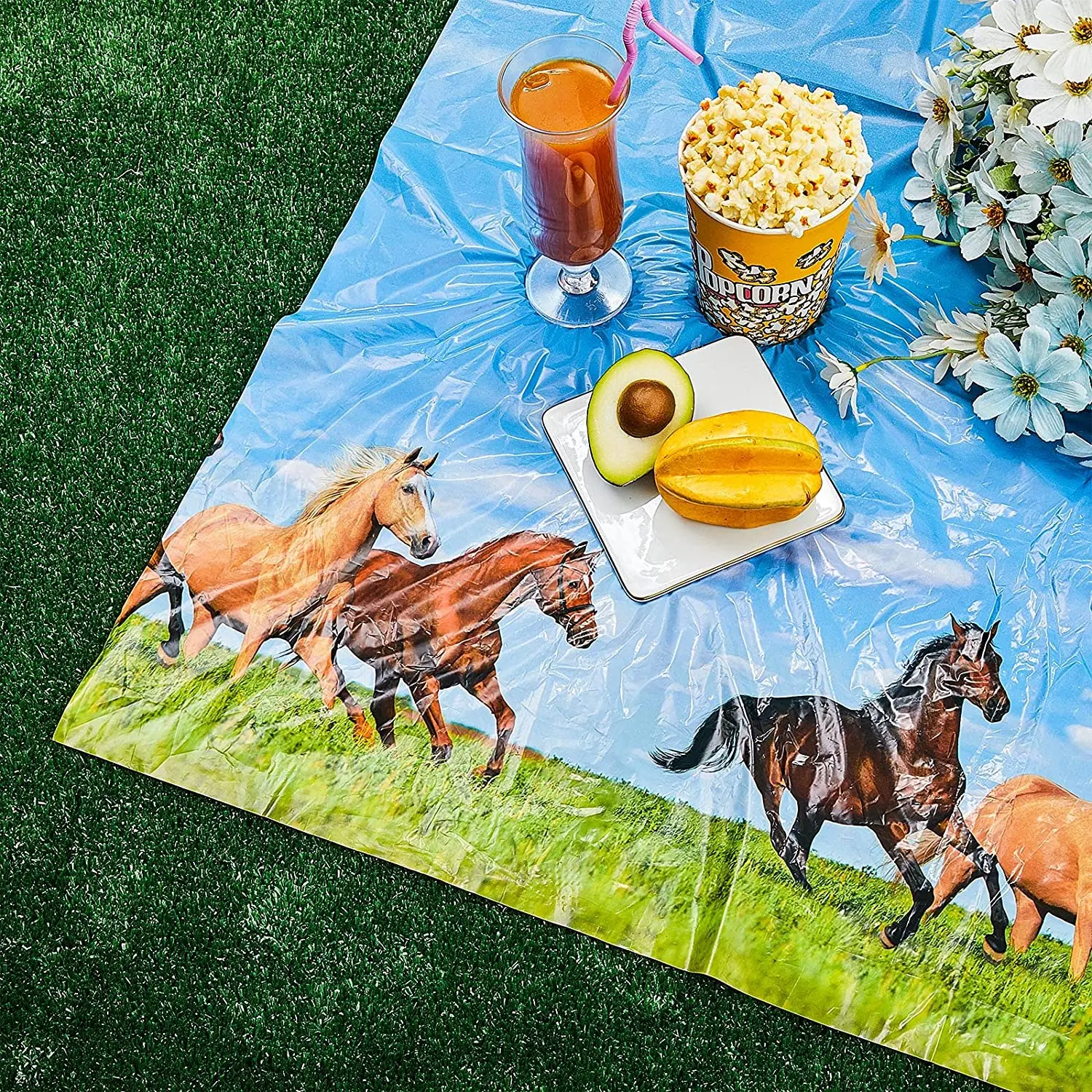 Horse Happy Birthday Cake Toppers Horse Racing Theme Cake Decoartions Horse Racing Birthday Party Decorations Supplies