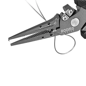 Booms Fishing G5F7 Fishing Pliers and Fish Gripper Compose Tools Set with Lanyard Sheath Anti-Rust Anti-Corrosion Safer For Fish