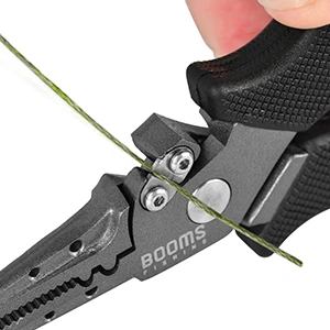 Booms Fishing G5F7 Fishing Pliers and Fish Gripper Compose Tools Set with Lanyard Sheath Anti-Rust Anti-Corrosion Safer For Fish