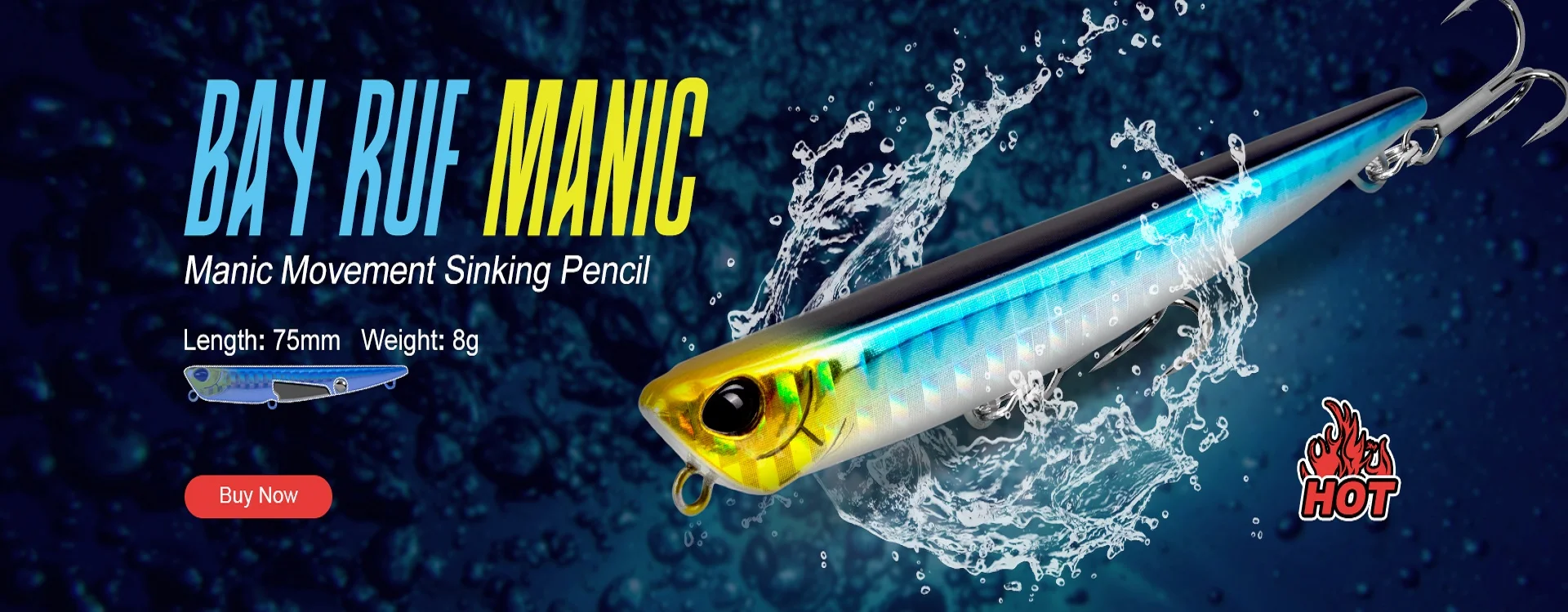 Hunthouse Wobly Pencil Fishing Lure Sinking Slow Wobblers Hard Bait Trolling 62mm 80mm Cast Saltwater For Trout Seabass Tackle
