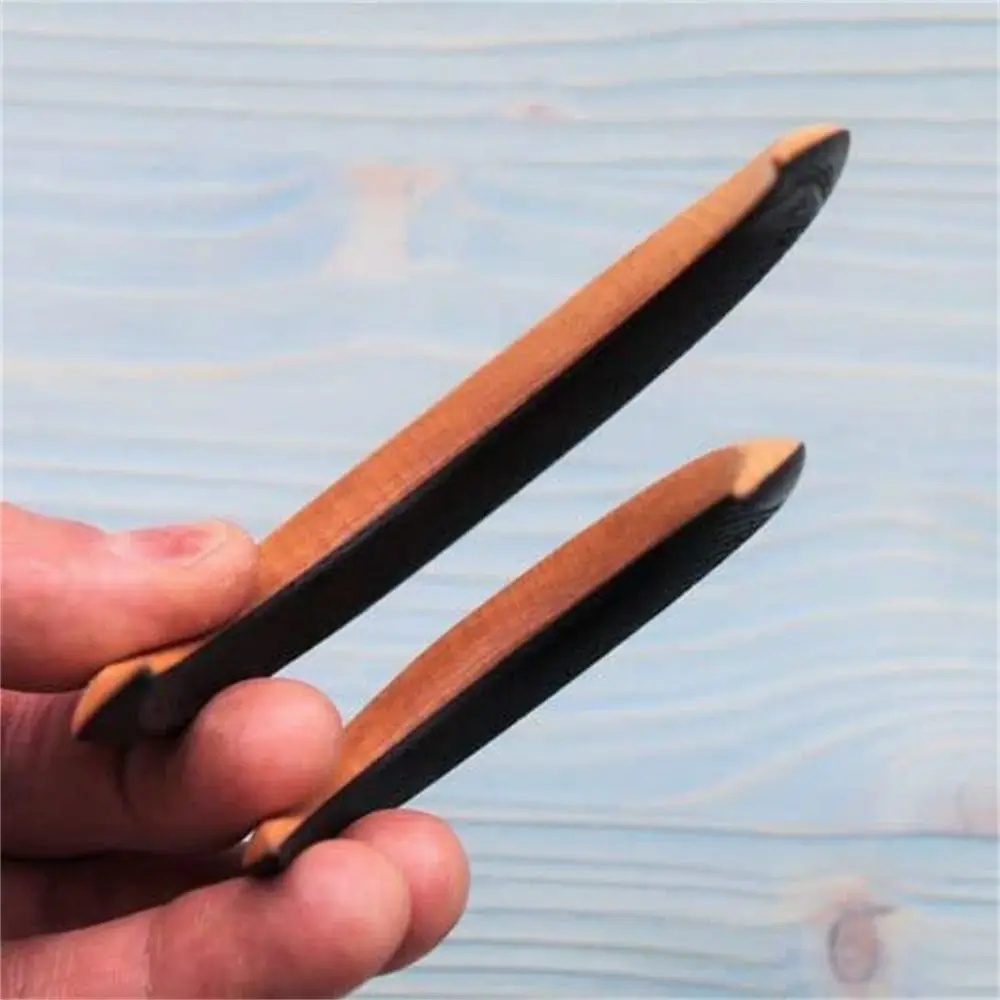Moon Hair Fork Ramadan Hand Carved Wooden Hair Sticks for Women Long Hair Comb Hair Styling Tools Hair Accessories