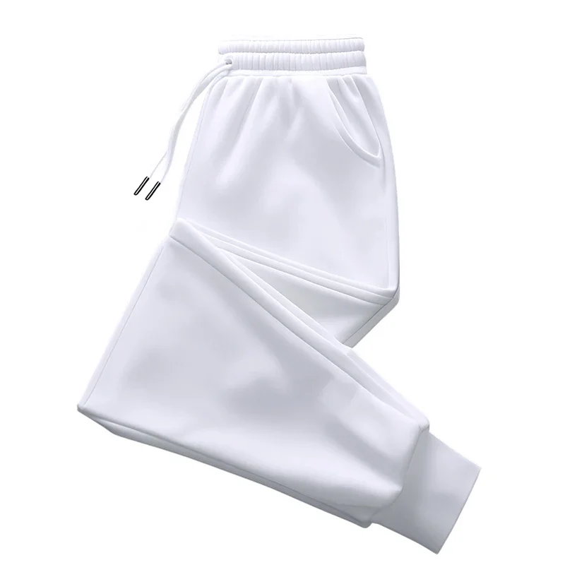 Women Men No Printed Long Pants Women Casual Loose Fashion Outdoor Fitness Jogging Drawstring Sweatpants Daily Sweatpants