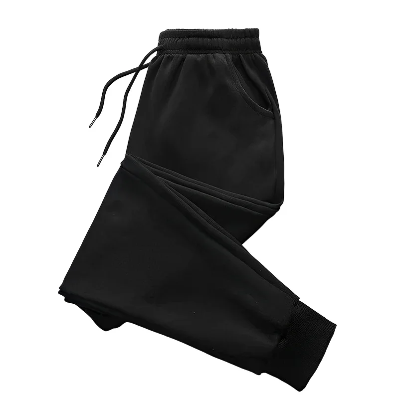 Women Men No Printed Long Pants Women Casual Loose Fashion Outdoor Fitness Jogging Drawstring Sweatpants Daily Sweatpants
