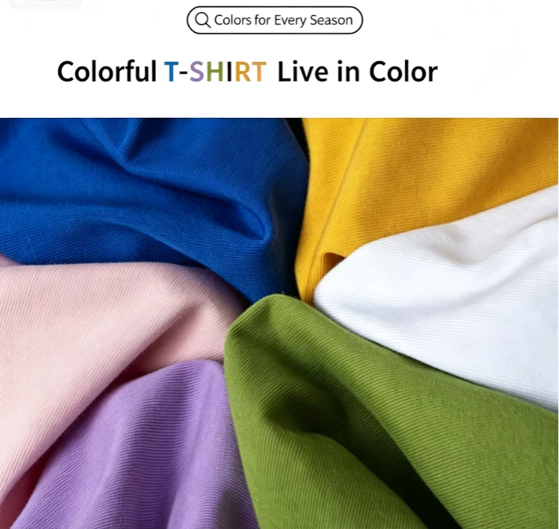 Solid Color Large U-Neck Half-Sleeve Knit T-Shirt for Women, All-Season Slim Fit Stretchy Basic Undershirt, European and American Simple Style for Commuting and Everyday Wear