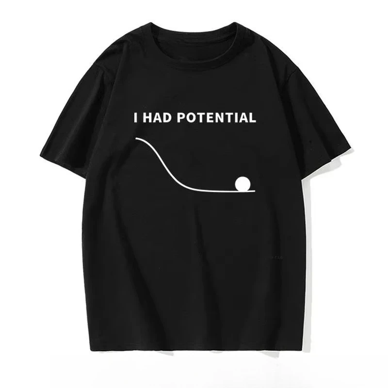 Project Hail Mary “I Had Potential” Ryland Grace Same Style Unisex Shirt 2026 Summer New Fashion Women Vintage Ladies T-shirts