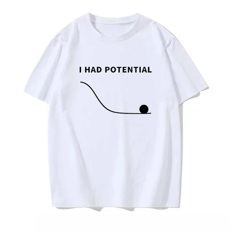 Project Hail Mary “I Had Potential” Ryland Grace Same Style Unisex Shirt 2026 Summer New Fashion Women Vintage Ladies T-shirts