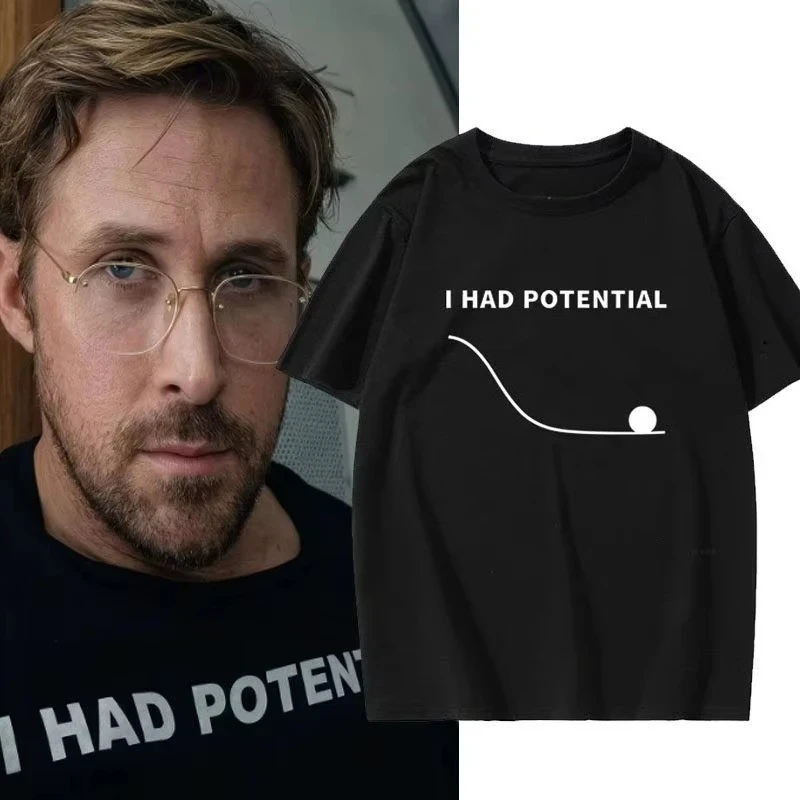 Project Hail Mary “I Had Potential” Ryland Grace Same Style Unisex Shirt 2026 Summer New Fashion Women Vintage Ladies T-shirts