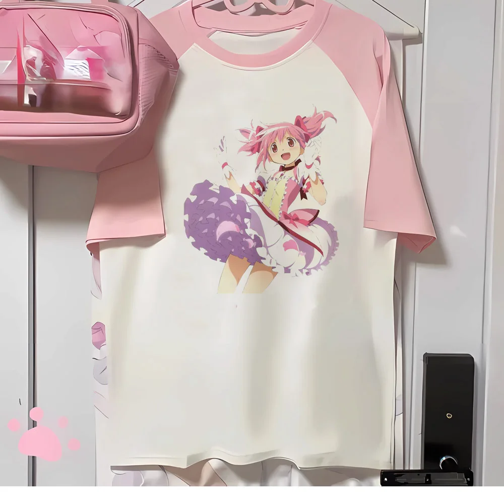 Madoka Magica t shirt women harajuku t-shirts female comic clothing