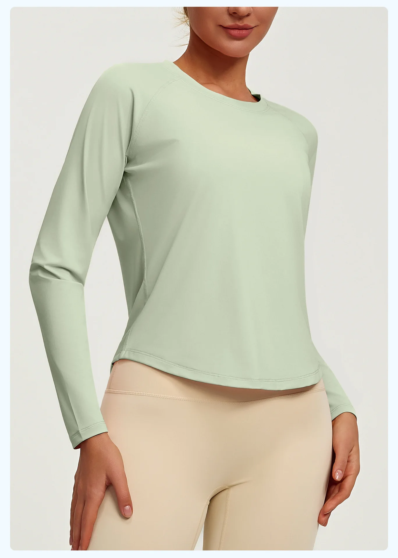 2026 Spring Summer New Women's Yoga Top Loose Mesh Breathable Sports Long Sleeve T-shirt Basic Solid Color Top Riding Clothes