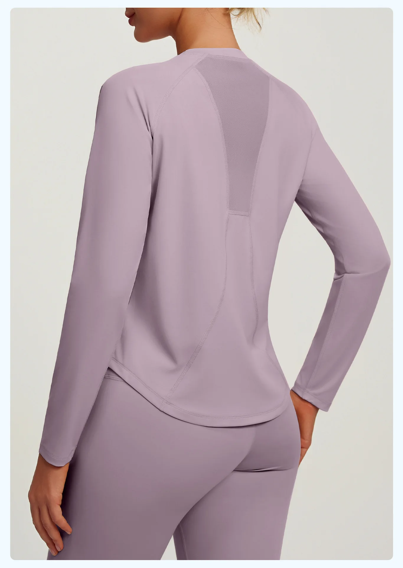 2026 Spring Summer New Women's Yoga Top Loose Mesh Breathable Sports Long Sleeve T-shirt Basic Solid Color Top Riding Clothes