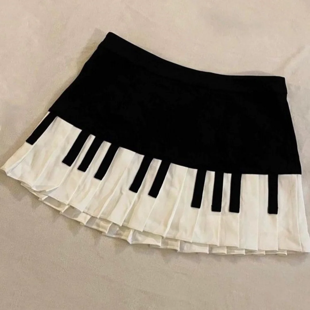 Japanese Y2k Cute Ruffled Plaid Skirt Gothic Punk Rock Subculture Cake Skirts Japanese Preppy Style Casual New Women Mini Skirts