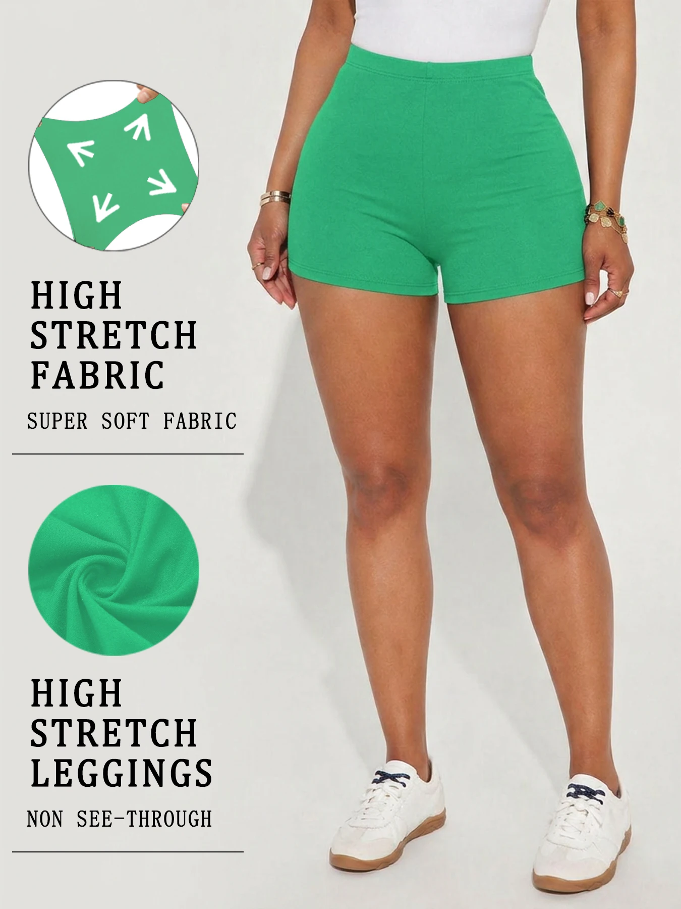 High Elasticity Sports Shorts Biker Shorts For Women Super Soft Yoga Running Push Up Gym Fitness Women's Activewear