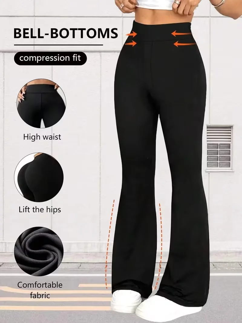 Ladies Yoga Leggings Horn Design High Waist Yoga Pants Suitable for Fitness, Sports, Running, Cycling, Yoga and Other Sports