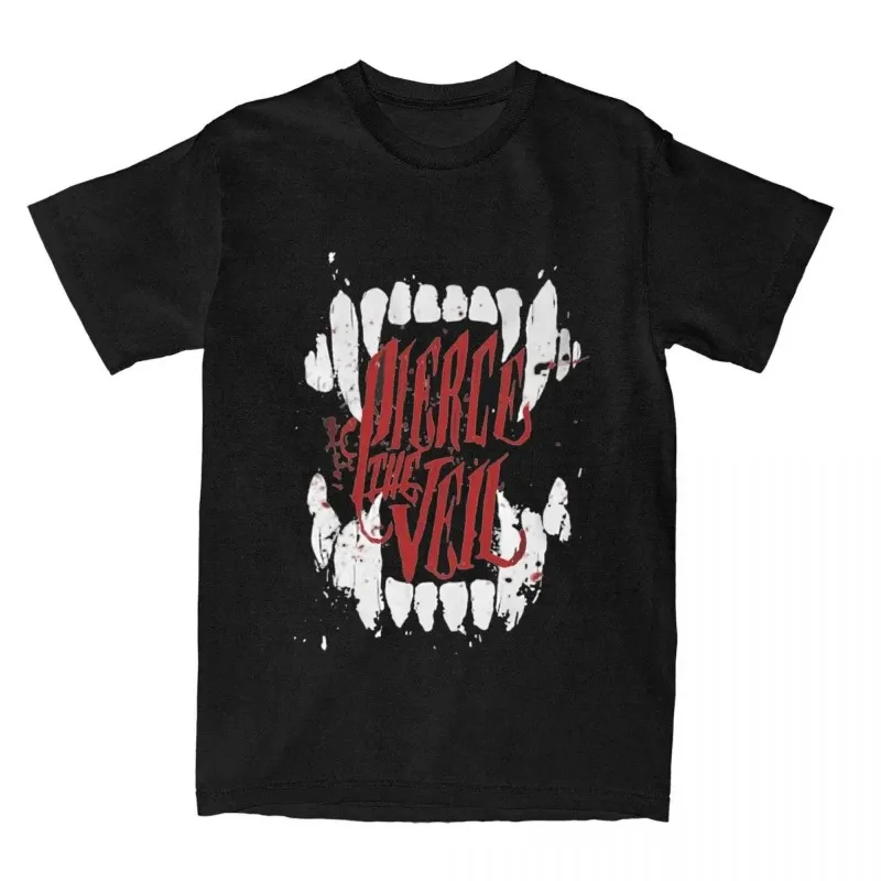 Band Pierce The Veil T Shirts Streetwear Versatile Short Sleeve Graphic Men Women Stylish Harajuku Vintage Unisex Tops