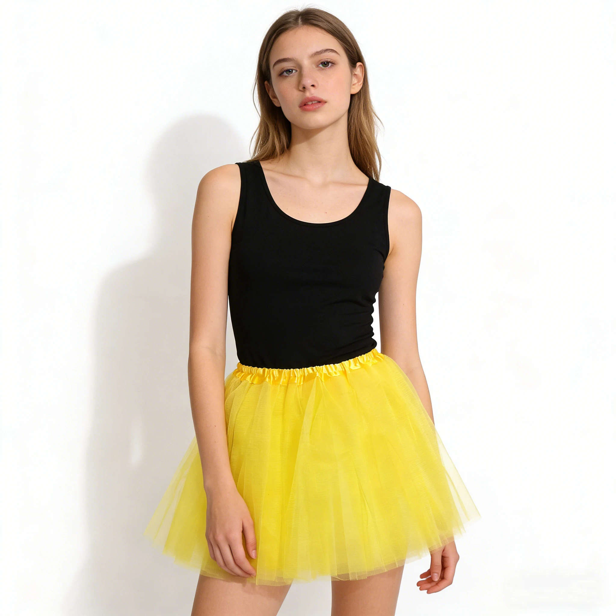 Adults' Fashion Tulle Tutu Skirt Elastic Waist Ballet Tutu Perfect for Party Cosplay