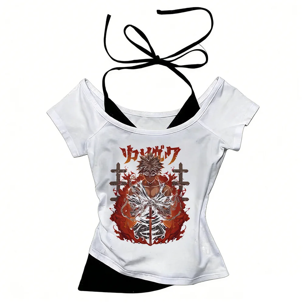 Bakugo tshirt teen Pop Culture Classic Psychedelic hip hop kawaii anime tshirt Y2k women Classic Trendy Graphic
