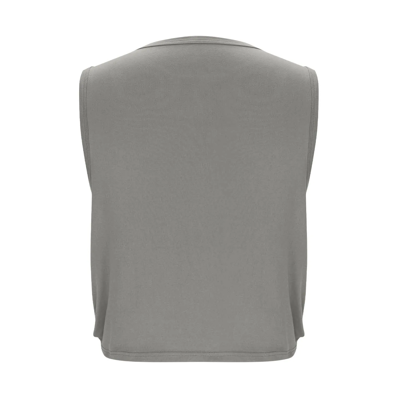 Women Sleeveless Yoga Tops Athletic Vest Breathable Blouse Cover Up Gym Workout Cool T-Shirt Running Short Tank Crop Top