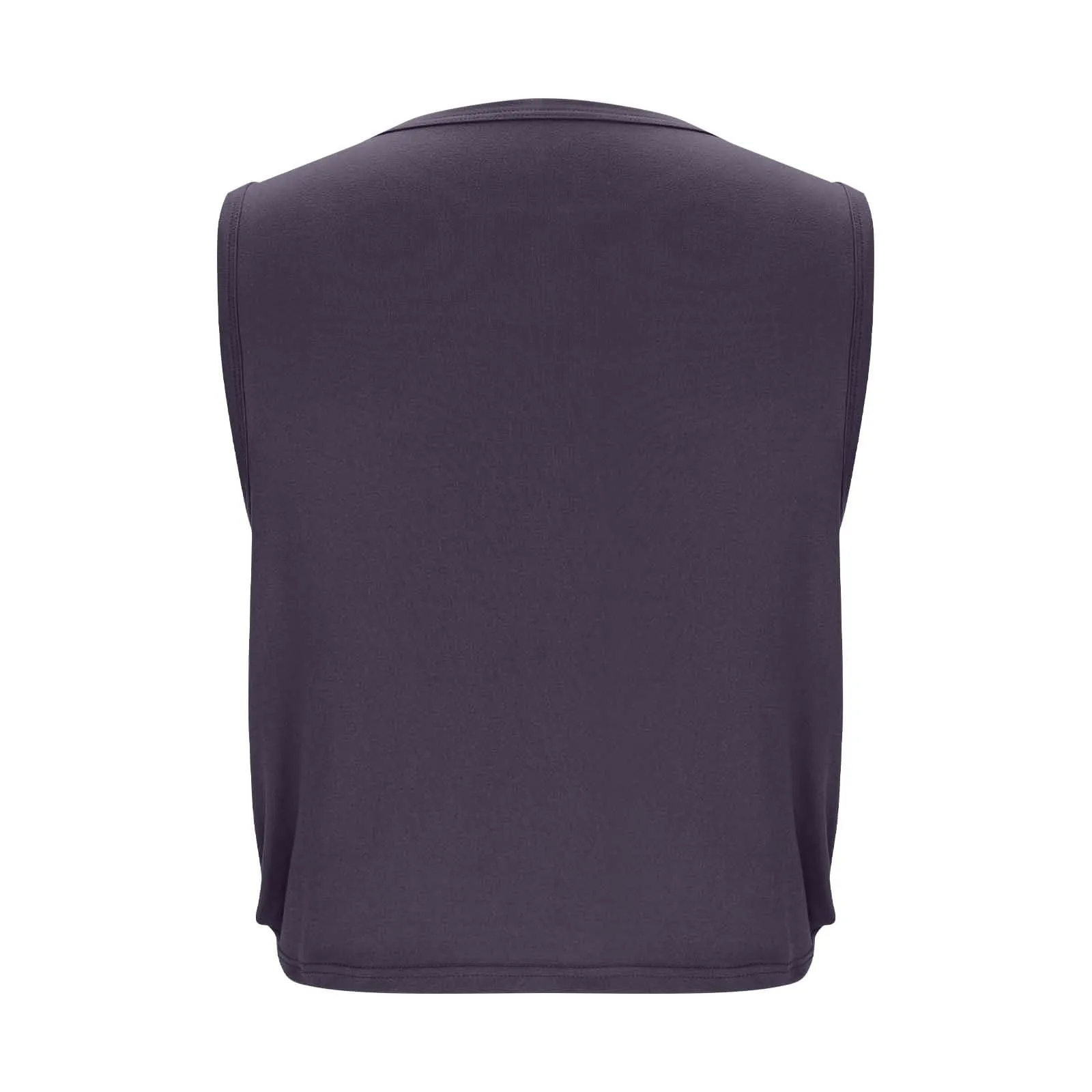Women Sleeveless Yoga Tops Athletic Vest Breathable Blouse Cover Up Gym Workout Cool T-Shirt Running Short Tank Crop Top