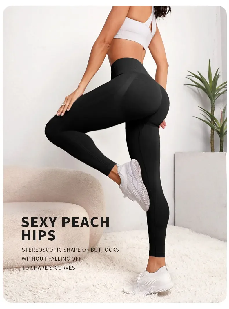 Women High Waist Butt Lifting Leggings Tummy Control Workout Pants Soft Stretchy Comfortable Yoga Running Sports