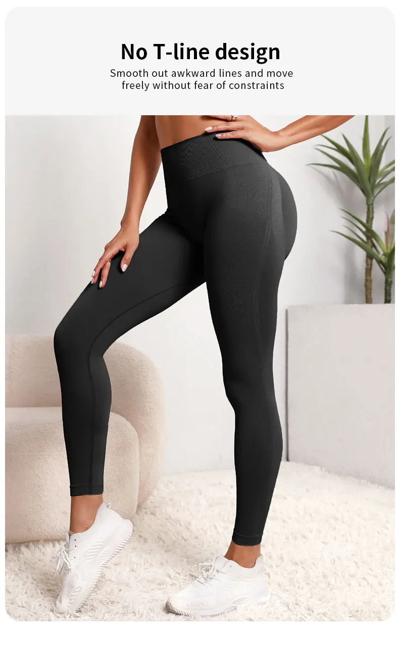 Women High Waist Butt Lifting Leggings Tummy Control Workout Pants Soft Stretchy Comfortable Yoga Running Sports