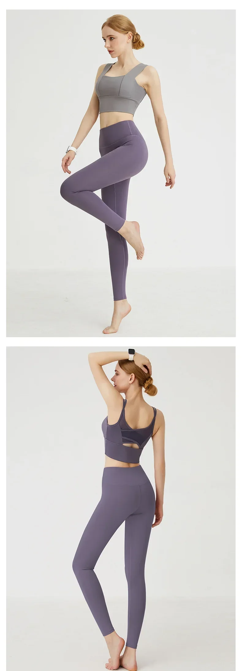 UPF50+ Women Yoga Leggings Hips Lifting Gym Leggings Sport Pants High Waist Fitness Leggings Bubble Butt Workout Running Pants