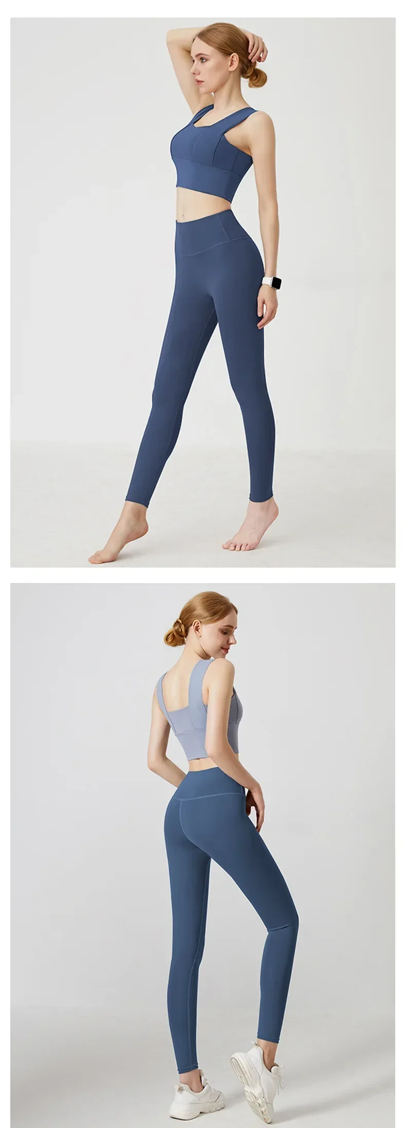 UPF50+ Women Yoga Leggings Hips Lifting Gym Leggings Sport Pants High Waist Fitness Leggings Bubble Butt Workout Running Pants