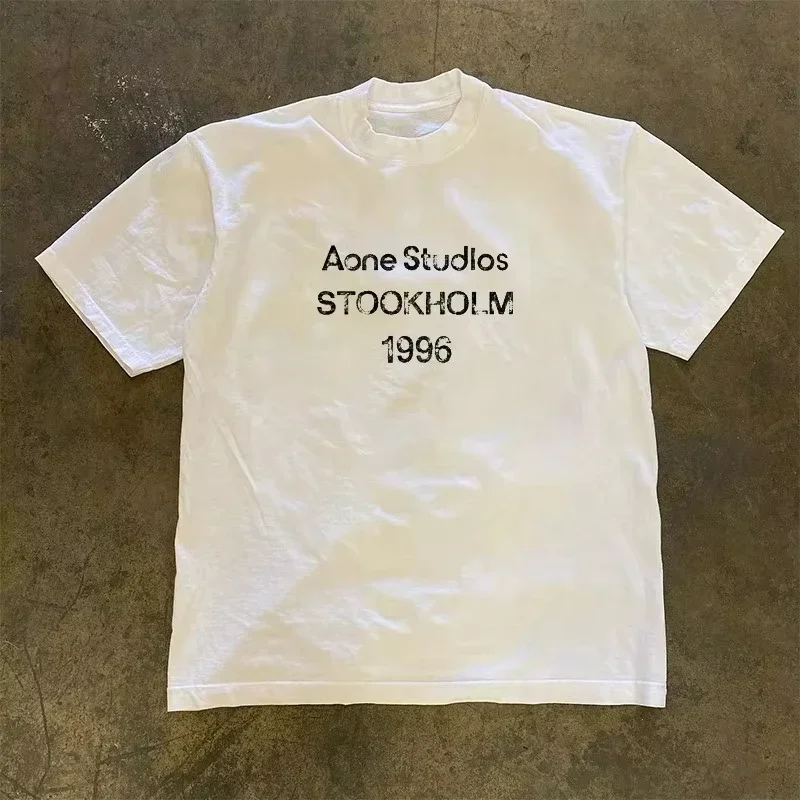 2026 Summer Fashion Trend Luxury Brand Letter Printed T-shir and Women's T-shirt Short Sleeved T-shirt Unisex Top